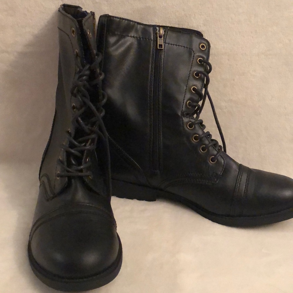Black Combat Boots